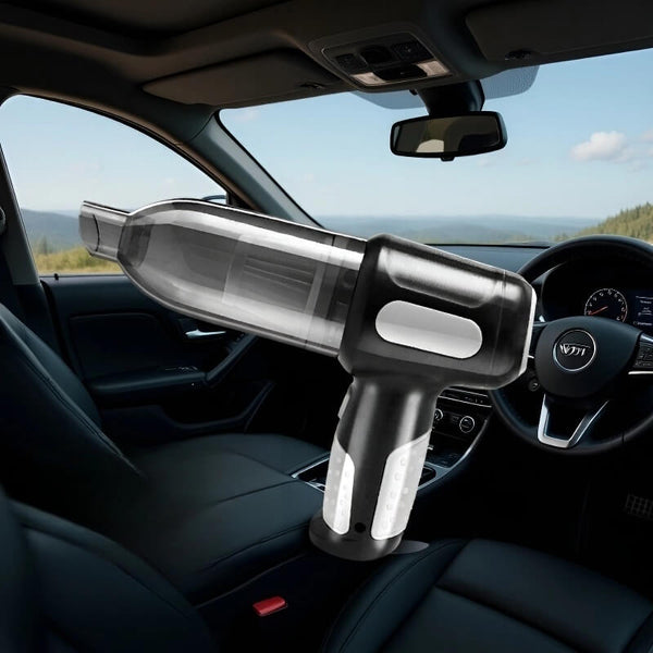 Cordless Handheld Car Vacuum Cleaner - Portable High-Power Auto Cleaning Device