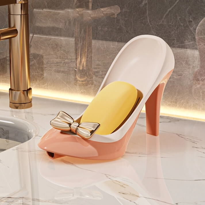 Creative High Heels Suction Cup Soap Box