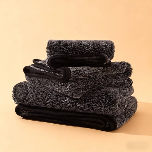 Extra-Absorbent Thick Car Cleaning Cloth - Soft Microfiber Towel for Washing, Drying & Polishing