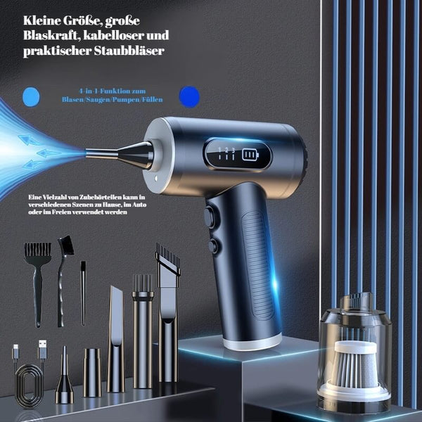 Handheld High-Power Vacuum Cleaner - 3-Speed Car Vacuum & Air Blower for Cleaning and Dust Removal