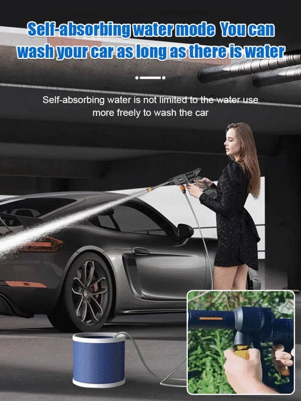 High-Pressure Spray Gun - Multi-Use Car Wash & Cleaning Tool