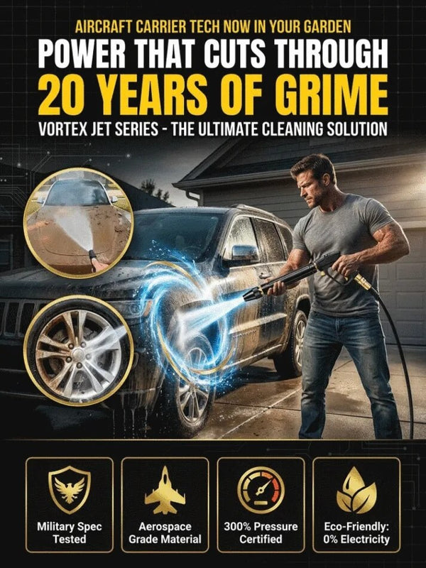 High-Pressure Water Gun - Manual Powerful Spray Cleaner for Deep Grime Removal