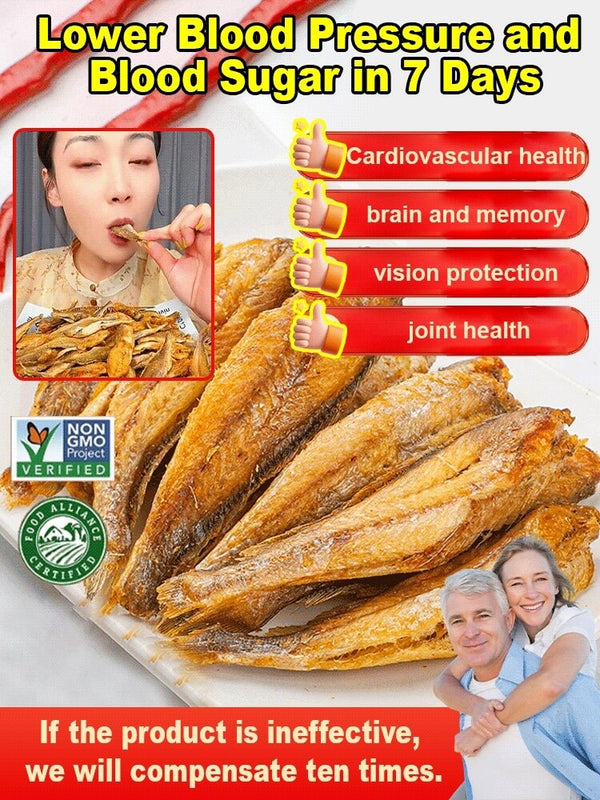 High-Protein Deep-Sea Fish Crisps - Ready-to-Eat Seafood Snack with Free Trial & Refund Guarantee