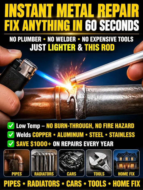 Industrial-Grade Welding Repair Rods - Permanent Sealing & Leak Repair Solution