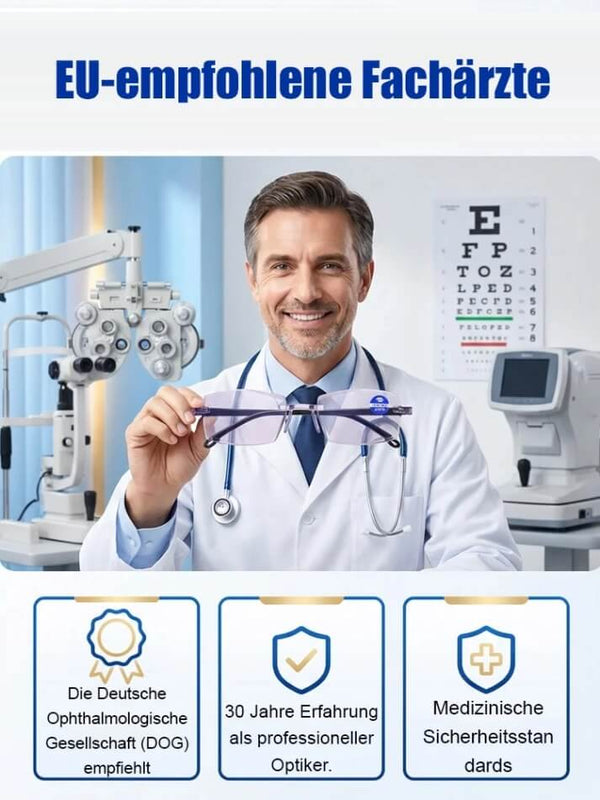 Intelligent Focus Adjustment Reading Glasses - Comfortable Smart Adaptive Vision Eyewear for Everyday Reading
