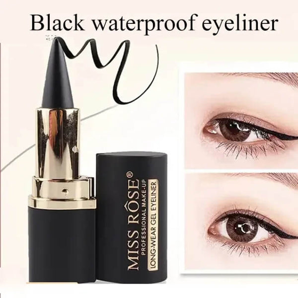 MISS ROSE Eyeliner - Matte Waterproof Quick-Dry Smudge-Proof Makeup Pen