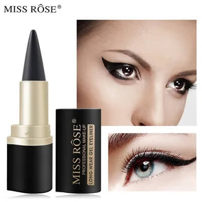 MISS ROSE Eyeliner - Matte Waterproof Quick-Dry Smudge-Proof Makeup Pen