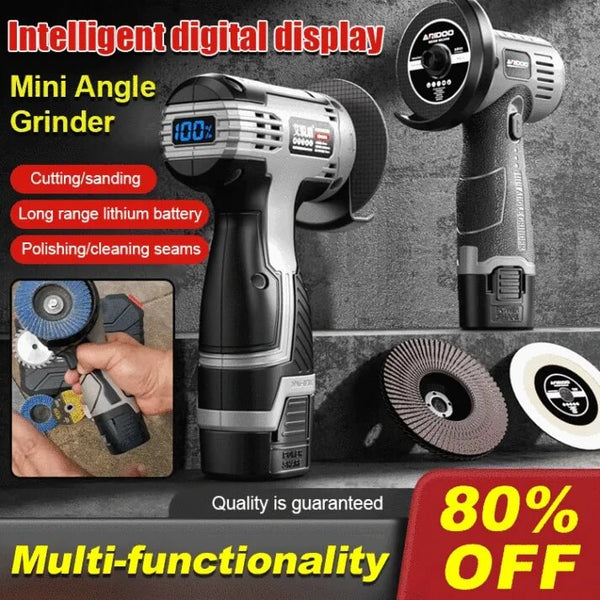 Mini Lithium Angle Grinder - Compact Cutting & Grinding Tool