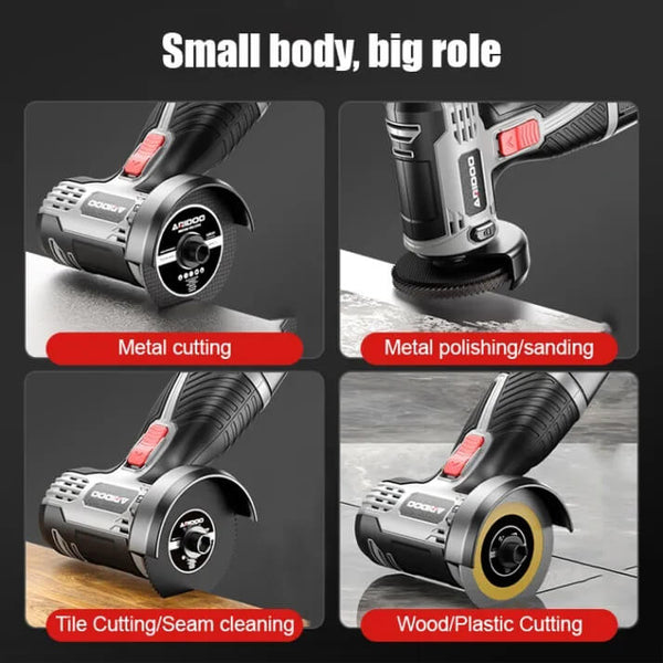 Mini Lithium Angle Grinder - Compact Cutting & Grinding Tool