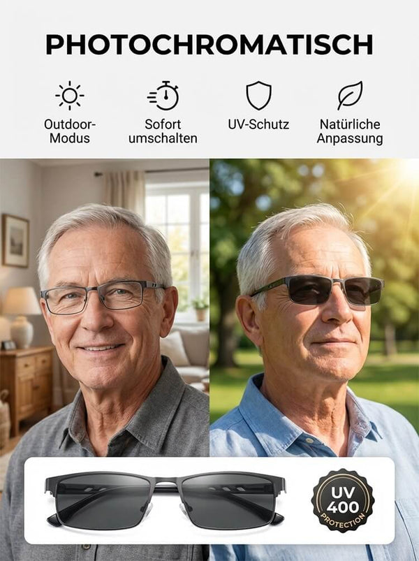 Munich Optics Autofocus Reading Glasses - Smart Adjustable Vision Eyewear (0–1000°)