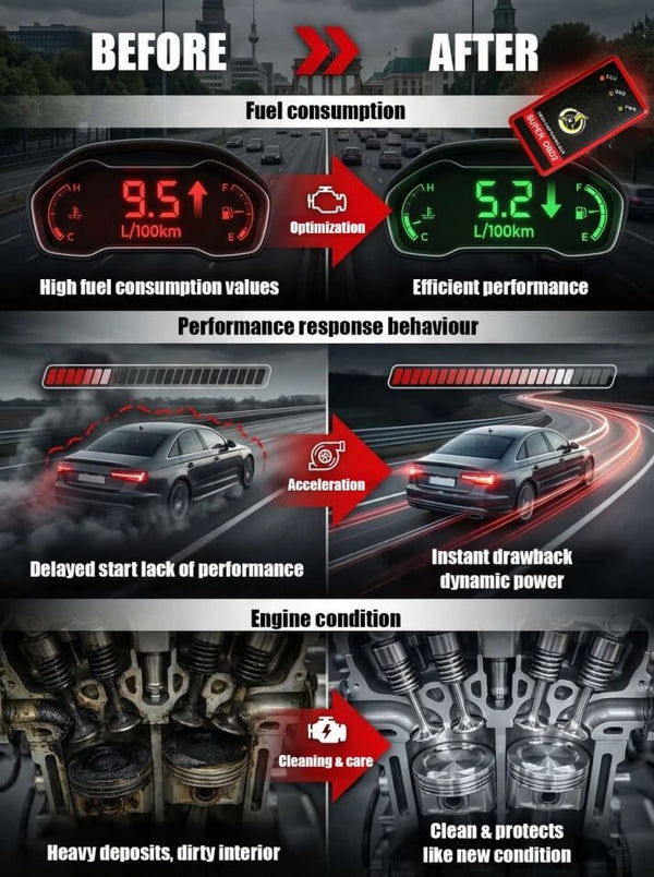 OBD2 Nitro Optimizer Fuel Saver - Plug-and-Play Car Fuel Efficiency Device