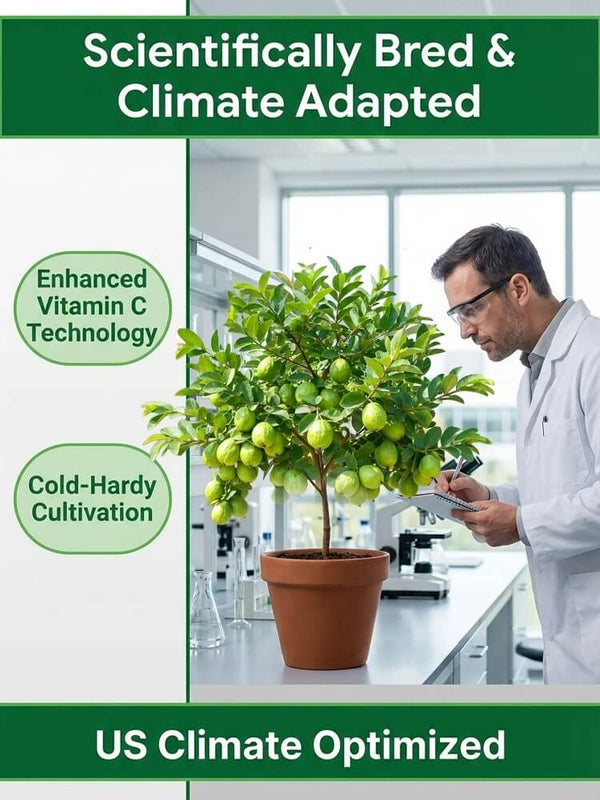 Organic Red Guava Saplings - Vitamin C Rich Fast-Fruiting Home Garden Fruit Trees