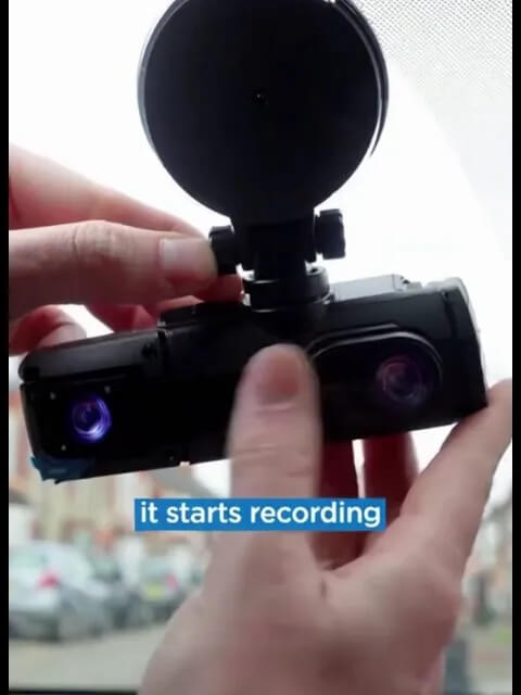 Panoramic Dash Cam - Wide-Angle Driving Safety Camera