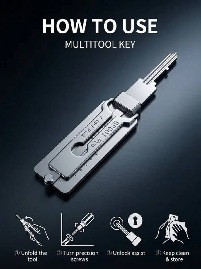 Smart Key Management Tool - Multi-Purpose Accessory for Everyday Convenience