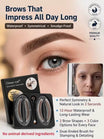 Waterproof Eyebrow Powder Set - Easy 3-Second Brow Makeup Kit for Beginners