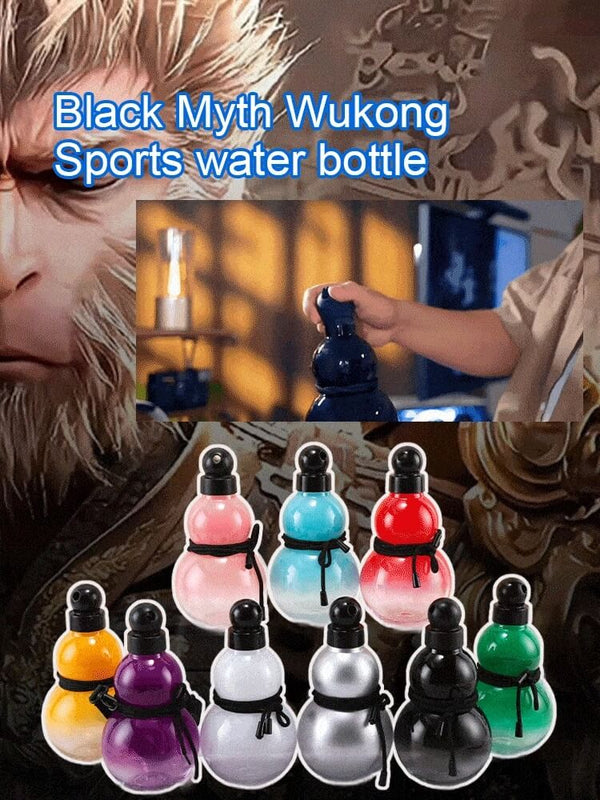 Wukong Style Gradient Gourd Travel Cup - Portable Outdoor Handheld Drinking Bottle