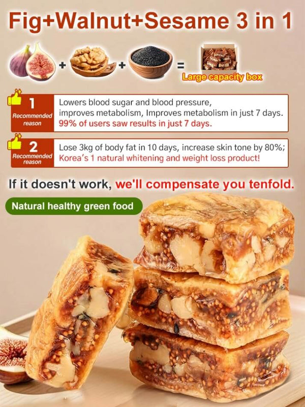 【0 Sugar, 0 Calories, 0 Fat.】Black Sesame Cranberry Fig Pie