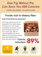 【0 Sugar, 0 Calories, 0 Fat.】Black Sesame Cranberry Fig Pie