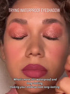 10-Color Glitter Eyeshadow Palette - Waterproof High-Pigment Makeup Set