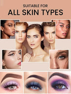 10-Color Glitter Eyeshadow Palette - Waterproof High-Pigment Makeup Set