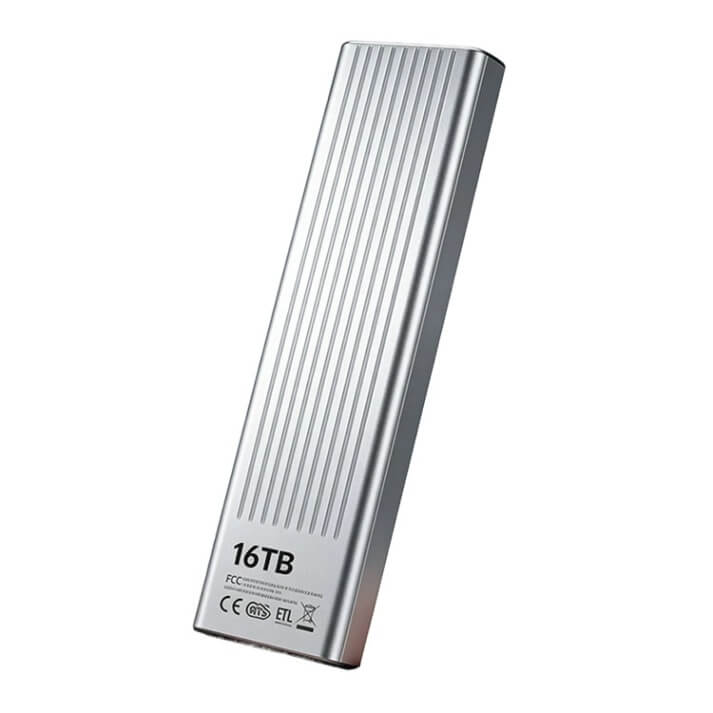 16TB Portable SSD - IP54 Waterproof Shockproof External Storage for iPhone, Mac & PC (Factory Price Sale)
