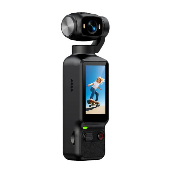 180° Rotating Lens Video Recorder - Portable Smart Outdoor Recording Camera