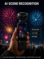 180° Rotating Lens Video Recorder - Portable Smart Outdoor Recording Camera