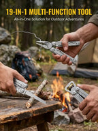 19-in-1 Multi-Tool - Pocket-Sized All-Purpose Outdoor Toolbox