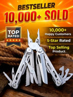 19-in-1 Multi-Tool - Pocket-Sized All-Purpose Outdoor Toolbox