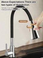 2-Speed Adjustable Rotatable Universal Household Faucet