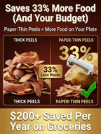 2-in-1 Peeler & Slicer - Sharp Kitchen Tool for Fast, Easy Food Prep