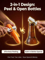 2-in-1 Peeler & Slicer - Sharp Kitchen Tool for Fast, Easy Food Prep