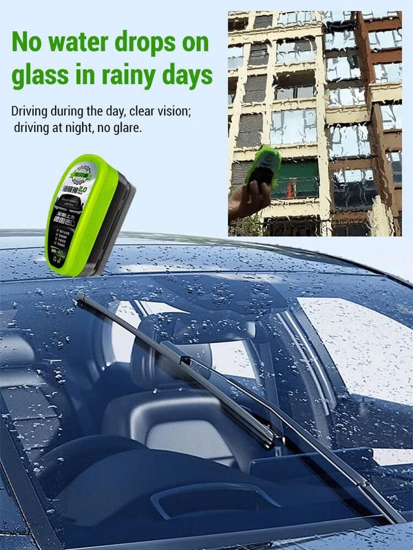 2.0 Oil Film Remover - Powerful Glass Cleaning & Polishing Brush Tool