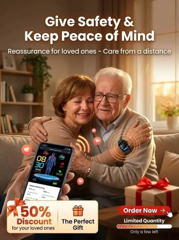2026 Smart Health Watch - Painless Glucose Monitoring & Daily Health Tracking