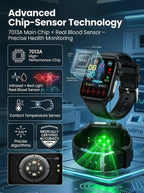 2026 Smart Health Watch - Painless Glucose Monitoring & Daily Health Tracking