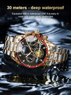 2026 Tourbillon Watch - 19ATM Water Resistant & Authentic Direct Shipping