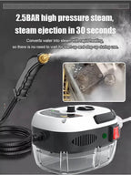 2500W High-Pressure Steam Cleaner - Whole-Home Deep Cleaning Power
