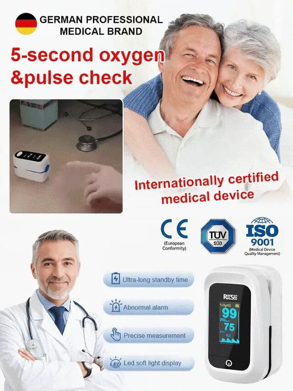 3-in-1 Health Monitor - Glucose, Blood Pressure & Pulse Oximeter
