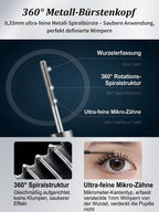 3-in-1 Metallic Mascara - Waterproof Long-Lasting Lash Extension Formula