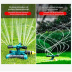 360° Rotating Sprinkler - Automatic Garden Lawn Watering System