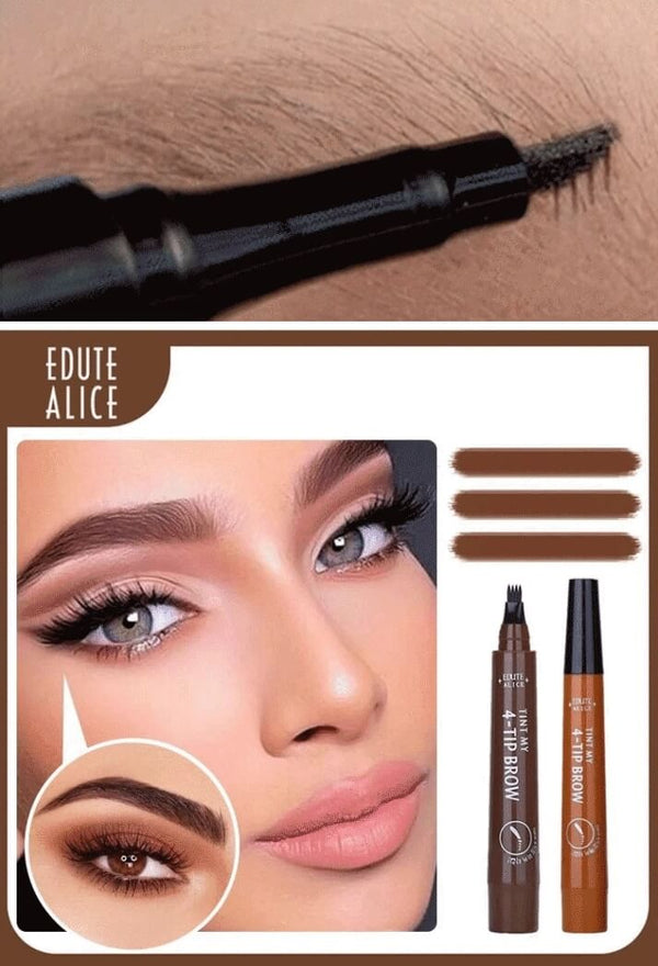4-Head Liquid Eyebrow Pencil - MADIELI Bionic Hair-Stroke Eyebrow Definer