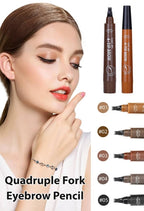 4-Head Liquid Eyebrow Pencil - MADIELI Bionic Hair-Stroke Eyebrow Definer