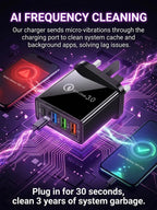4-Port Travel Charger - Fast Multi-Device Charging for Extended Battery Life