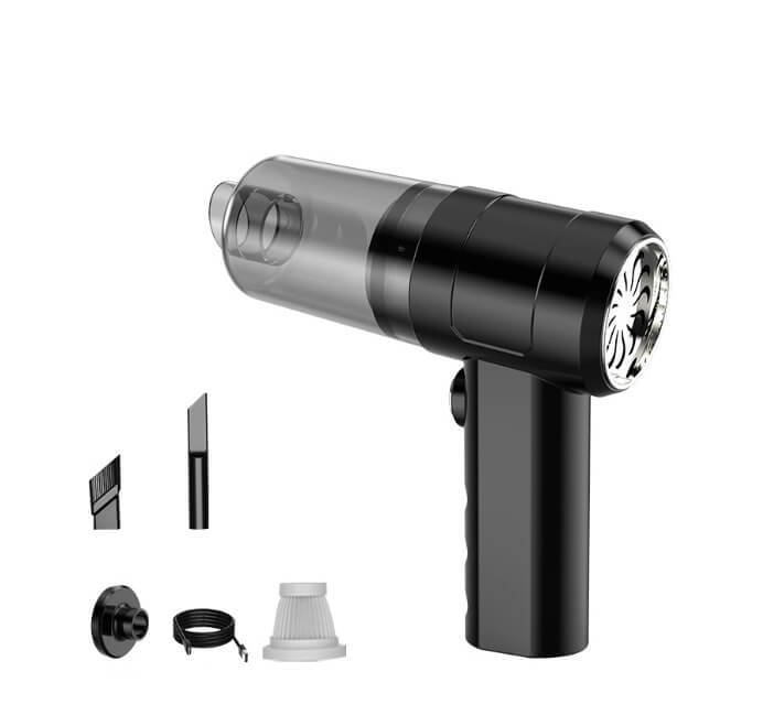 4-in-1 Automatic Vacuum Cleaner - 18000Pa Car & Home Multi-Function Device (Vacuum/Blower/Pump/Power Bank)