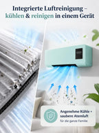 4-in-1 Multifunctional Climate Controller - Portable Heating, Cooling, Humidifying & Air Circulation System