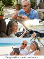 4K Vision Smart Glasses - Instant Near & Far Focus Without Switching Eyewear