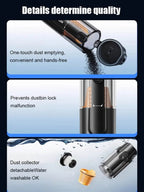 5-in-1 Vacuum Cleaner - Car & Home Powerful Suction Cleaner