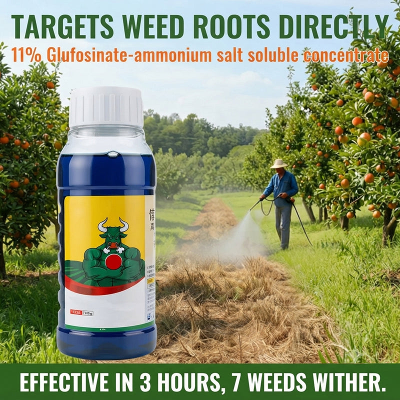 Glufosinate-Ammonium Herbicide for Orchard Weed Control