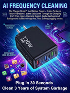 6-Port Fast Charging Adapter - Multi-Device Power Hub for Extended Battery Life