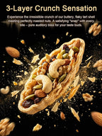 8 Premium Nut Boat Tart - Handmade Crispy Crust Traditional Botanical Vitality Snack